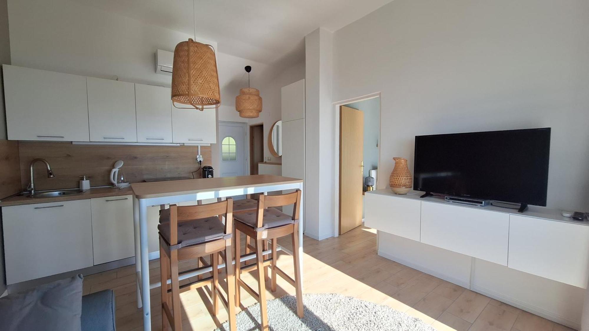 Ferienwohnung Mit 180° Meerblick Dobreć Exterior foto