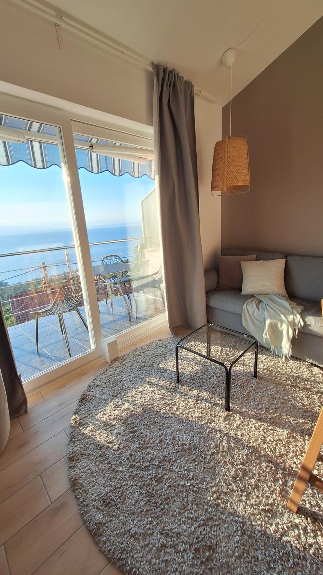 Ferienwohnung Mit 180° Meerblick Dobreć Exterior foto